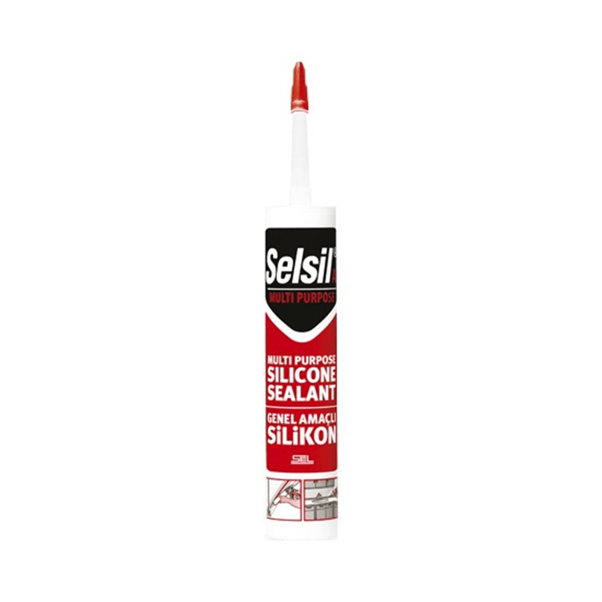 SELSİL GENEL AMAÇLI SİLİKON KAHVE 280 ML