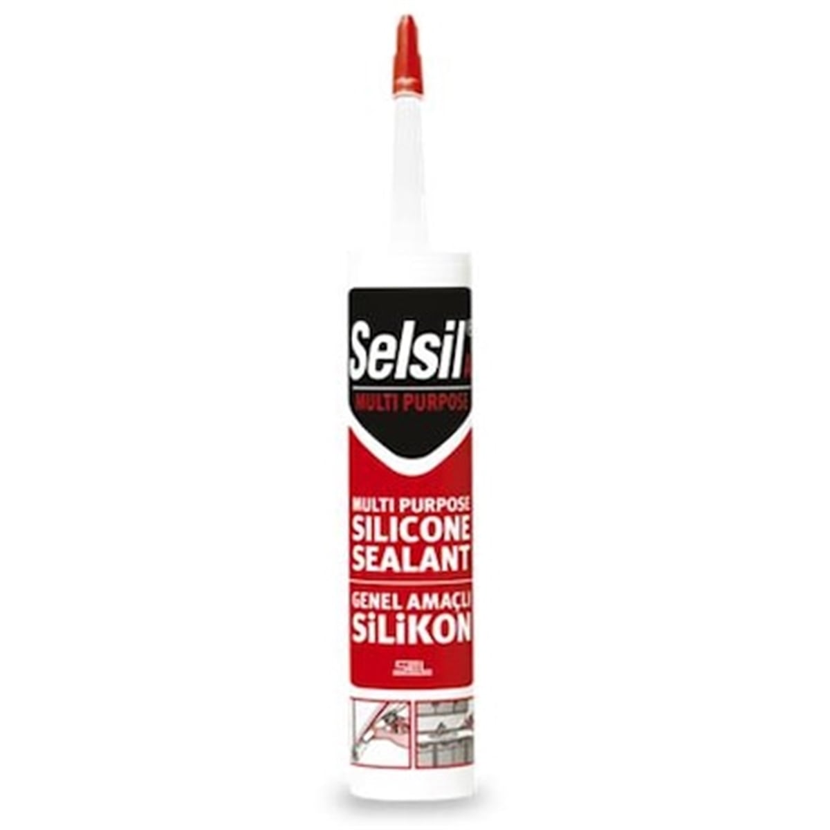 SELSİL GENEL AMAÇLI SİLİKON MEŞE 280 ML