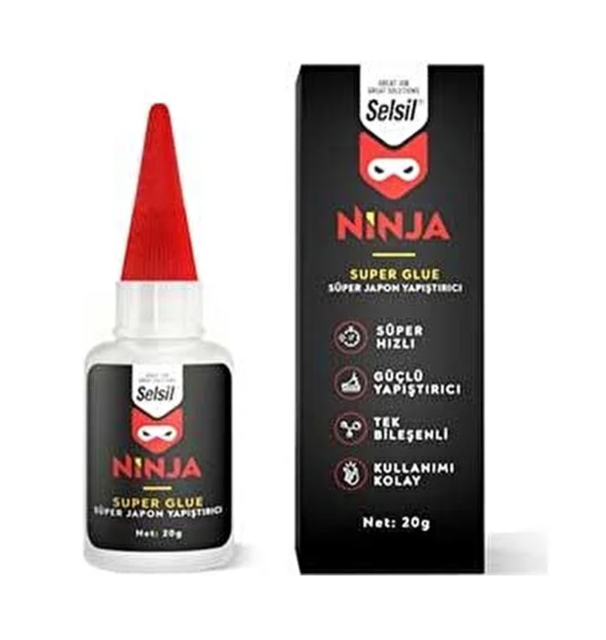 Selsil Ninja Süper Japon Yapıştırıcı 20 Gr