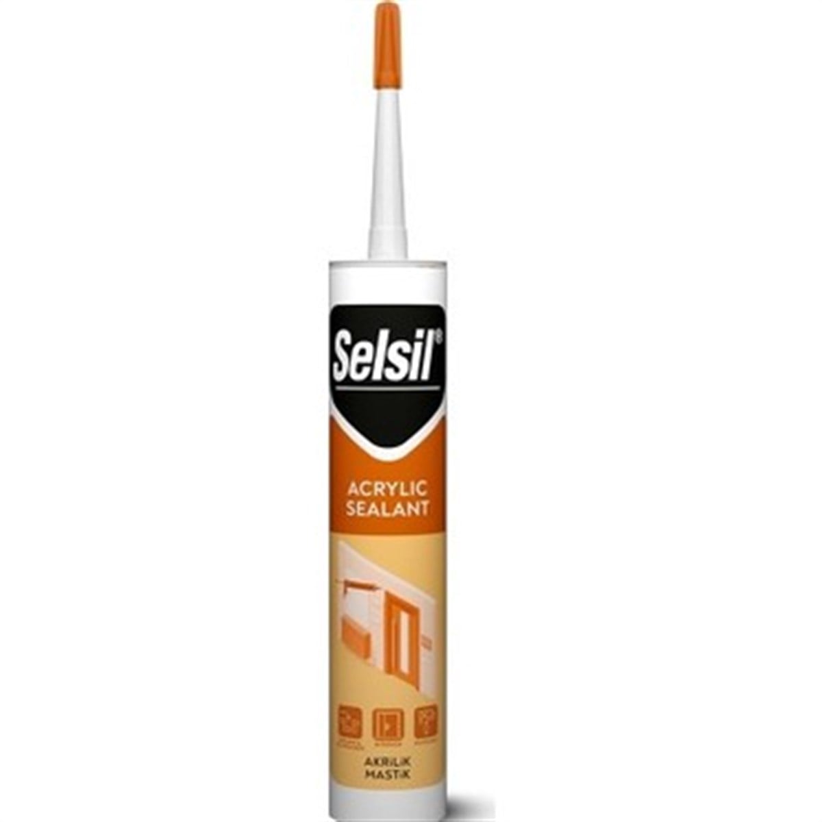 SELSİL SİLİKONİZE MASTİK ALTIN MEŞE 500 GR