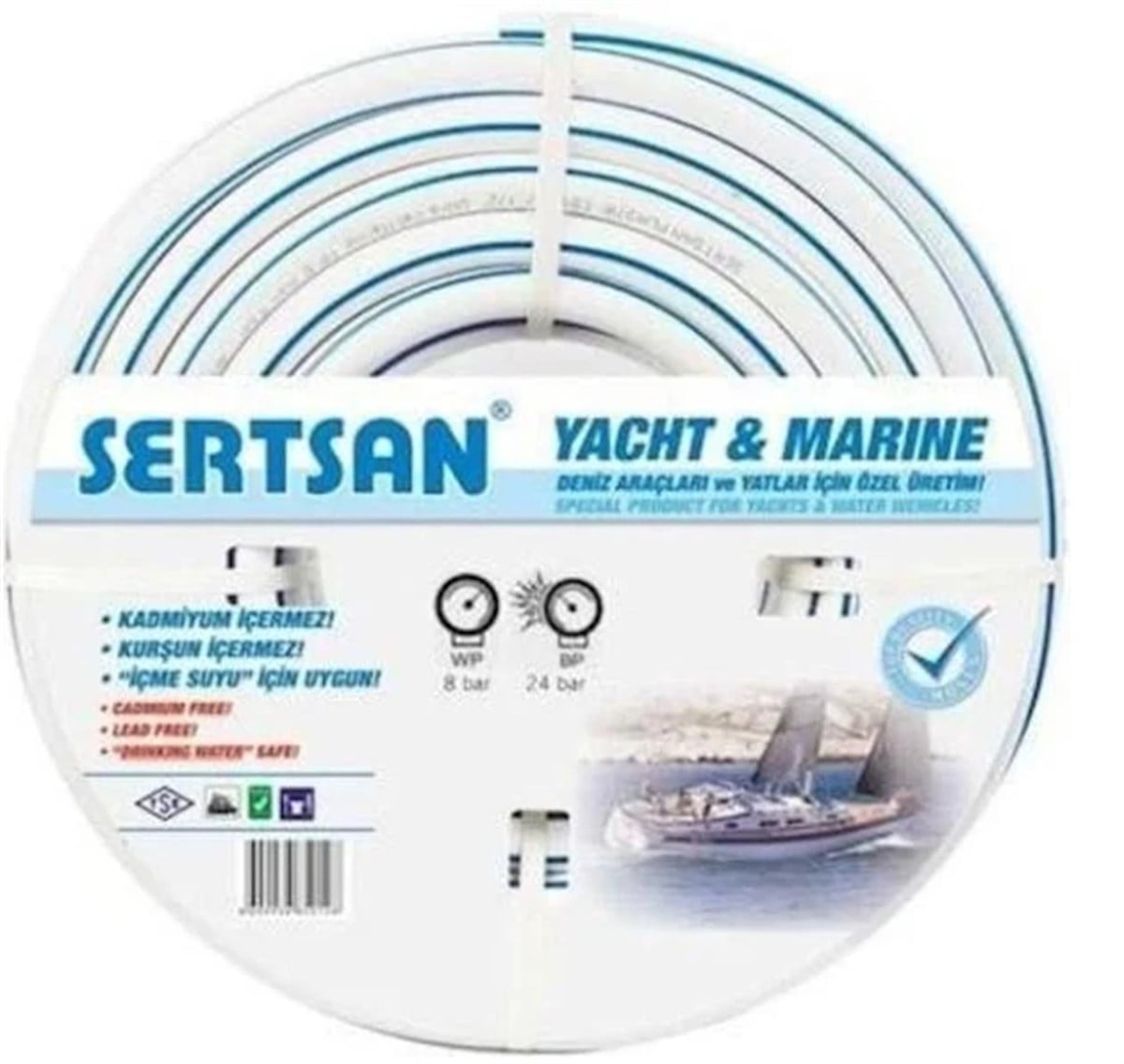 SERTSAN ULTRA YAT MARİN HORTUM 1/2 25 MT