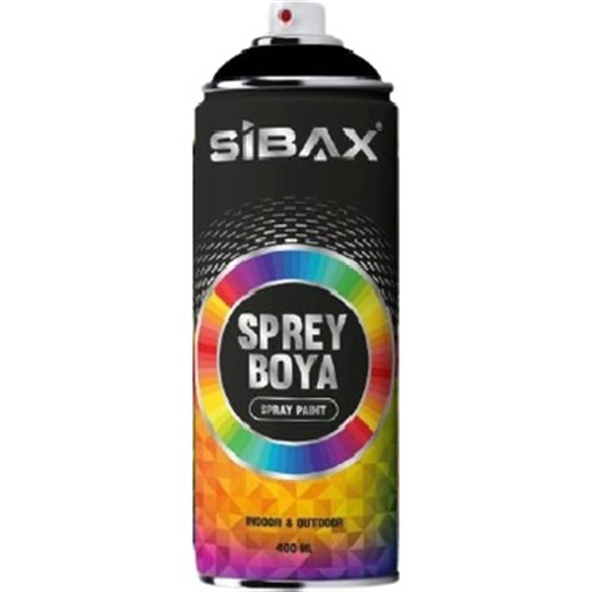 SİBAX SPREY BOYA PARLAK SİYAH RAL9005 400 ML