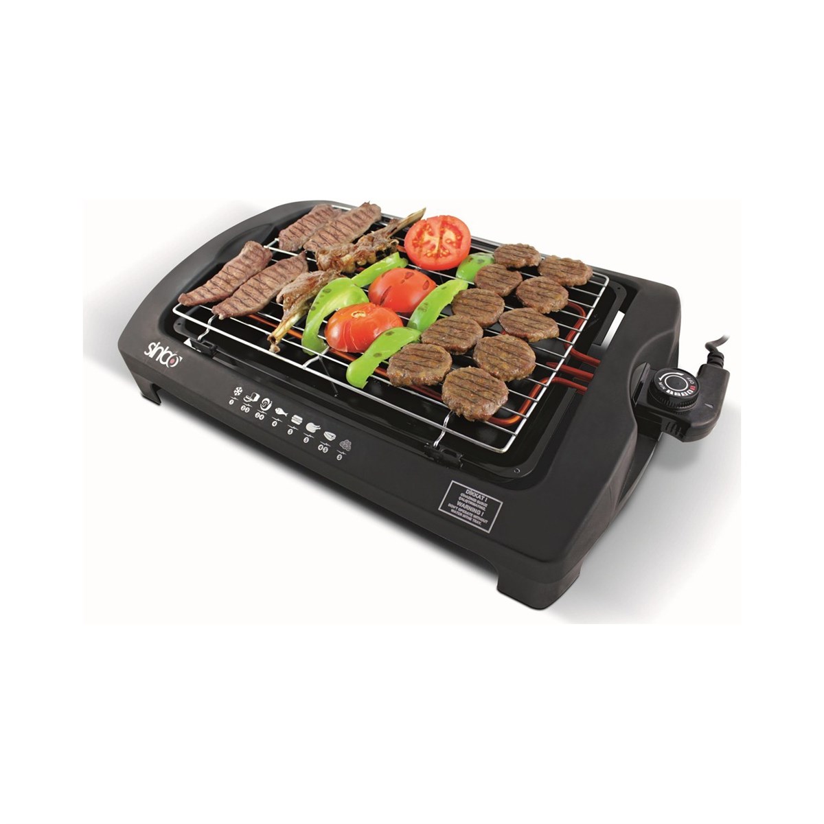 SİNBO 7102 ELEKTRİKLİ IZGARA BARBEKÜ 2000W