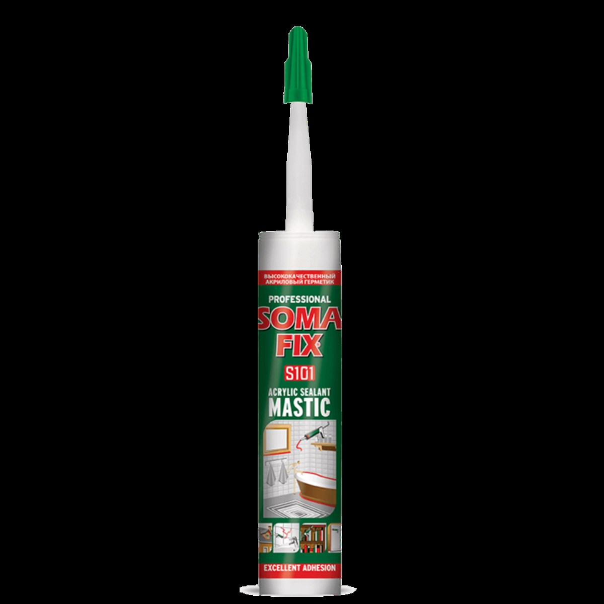 SOMAFİX AKRİLİK MASTİK BEYAZ 450 GR