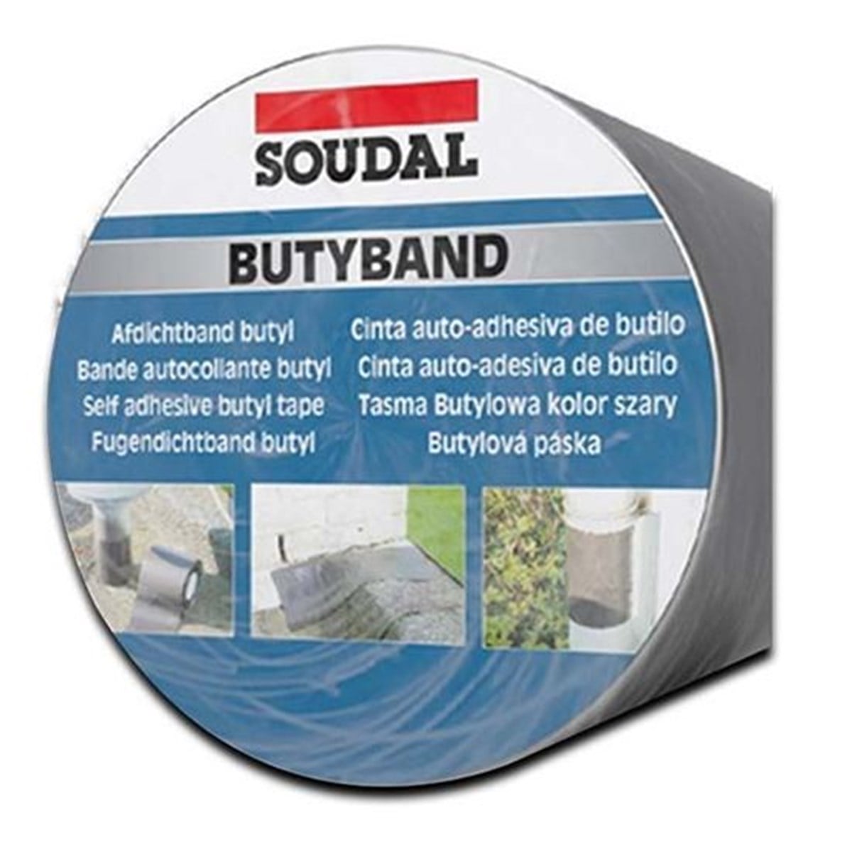 Soudal Butyl Bant 10X10 Mt Alüminyum