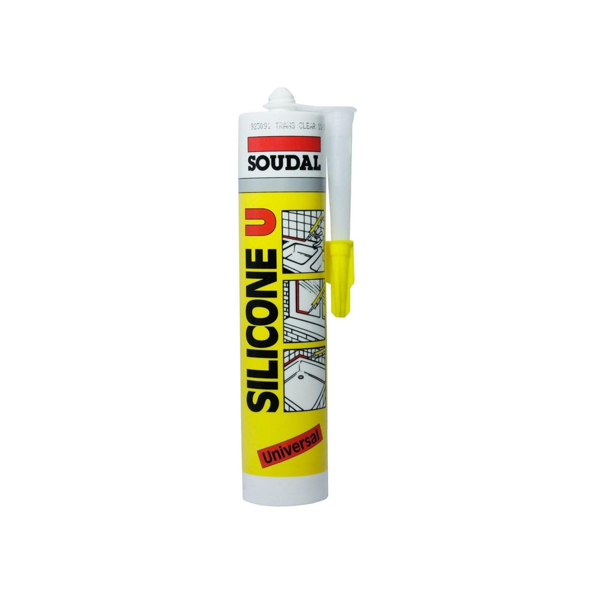 SOUDAL U SİLİKON ŞEFFAF 280 GR