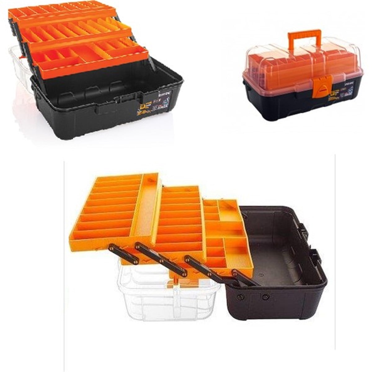 SUPER-BAG 5038 BALIKÇI TAKIM ÇANTA 3 RAFLI 16''