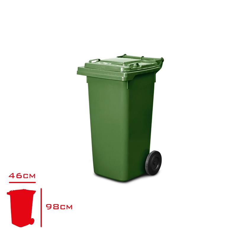 Tema Çöp Konteyneri 120 Lt Yeşil
