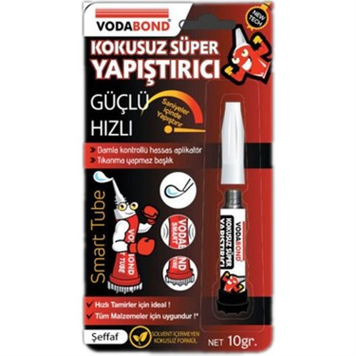 VODABOND KOKUSUZ SÜPER YAPIŞTIRICI 10 GR ŞEFFAF