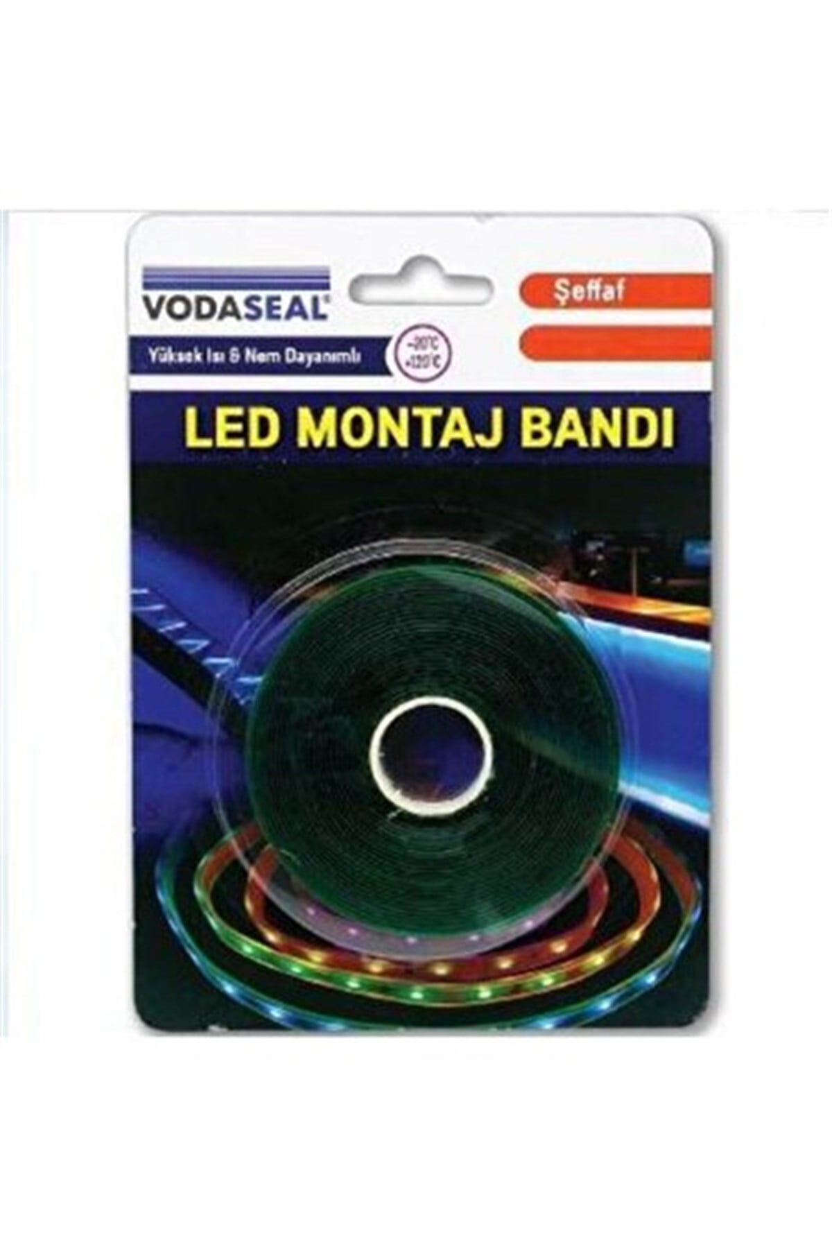 VODASEAL VHB LED MONTAJ BANDI 10MMX5 MT ŞEFFAF