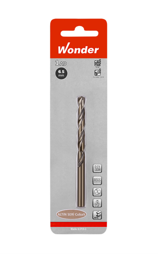 Wonder Hss Matkap Ucu Blisterli 6,5Mm