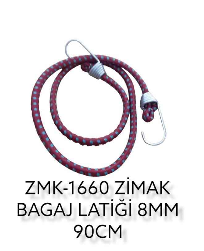 Zimak Bagaj Lastik 8Mm*90Cm Yassı
