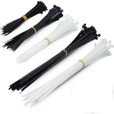 Zimak Plastik Kablo Bağı 3,6X150 Mm Siyah-Beyaz