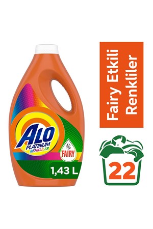 Sıvı ve Jel DeterjanAloAlo Platinum 22 Yıkama Fairy Etkili Renkliler Için Sıvı Çamaşır Deterjanı