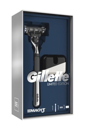 Tıraş ÜrünleriGilletteGillette Mach3 Tıraş Makinesi Özel Seri Krom Kaplama + (Tıraş Makinesi Standı)