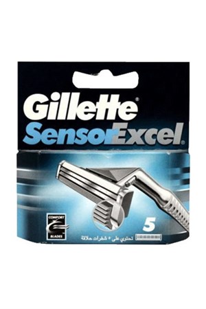 Tıraş ÜrünleriGilletteGillette Sensor Excel Yedek Tıraş Bıçağı 5 Adet
