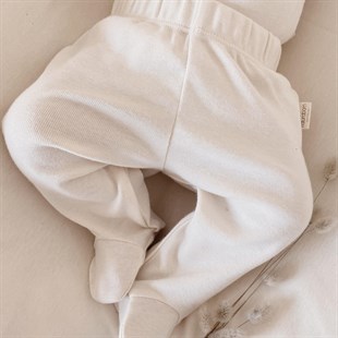 Naturaborn GOTS Organik Sertifikalı Bebek Patikli Pantolon