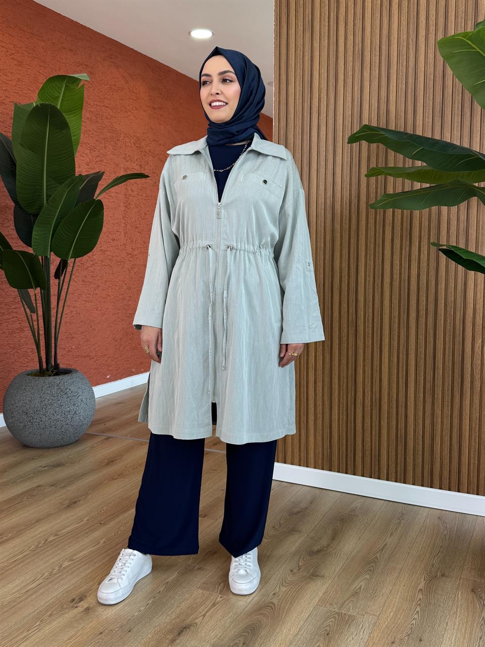 Beli Bağıcıklı Kap - Mint