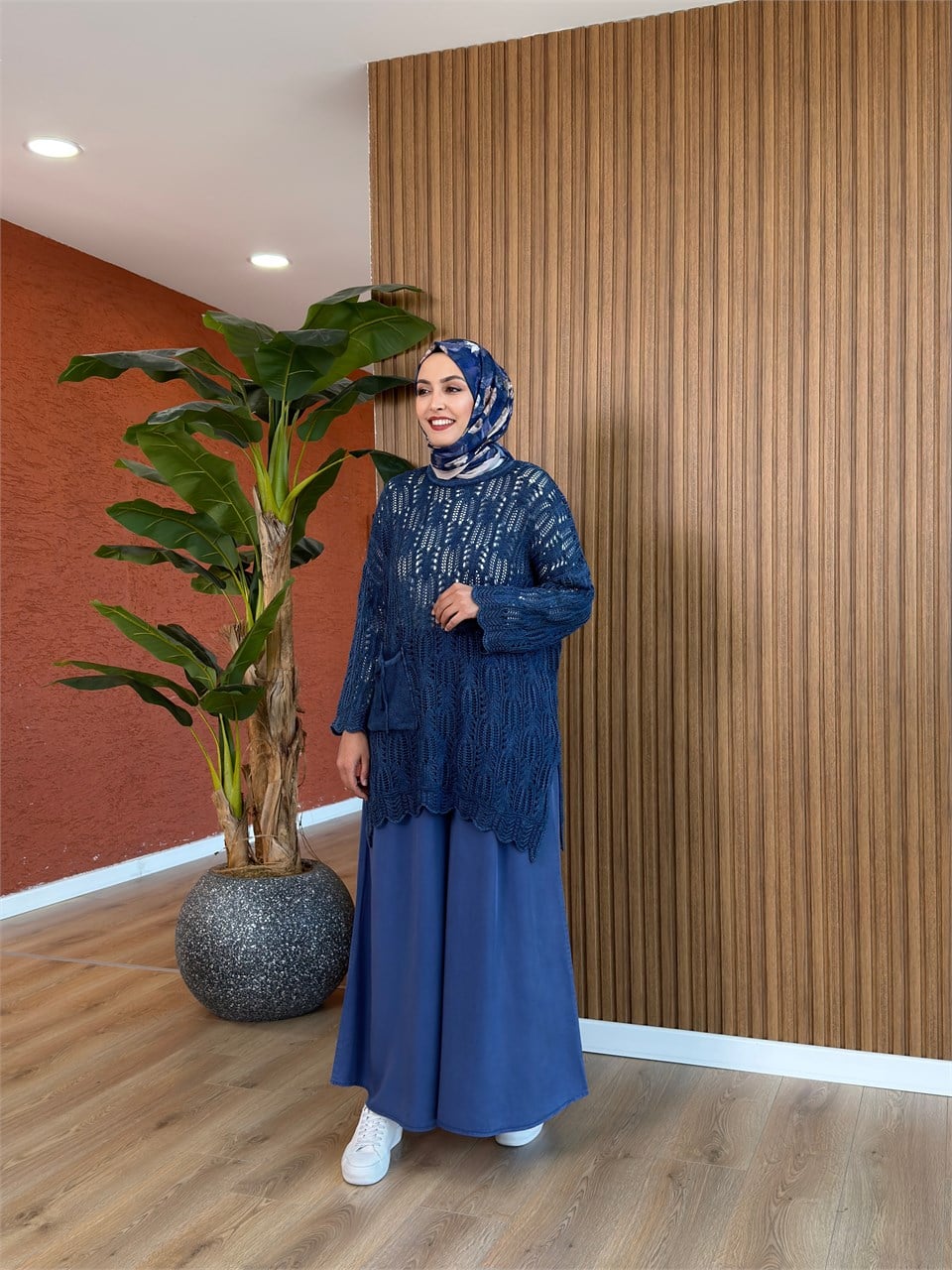 Meyra Pamuk Acurlu  Bluz - Lacivert