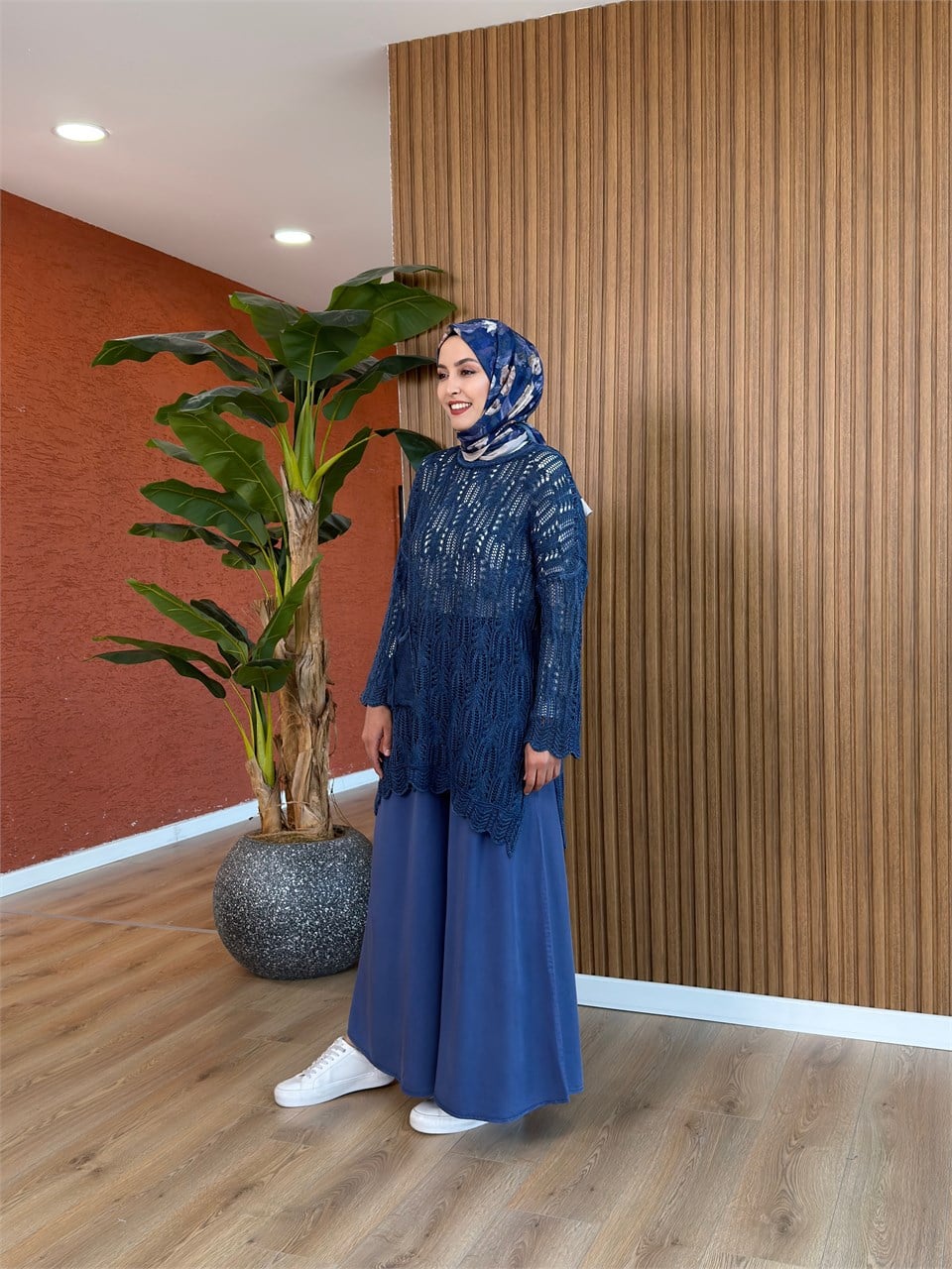 Meyra Pamuk Acurlu  Bluz - Lacivert