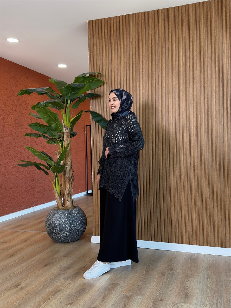 Meyra Pamuk Acurlu  Bluz - Siyah