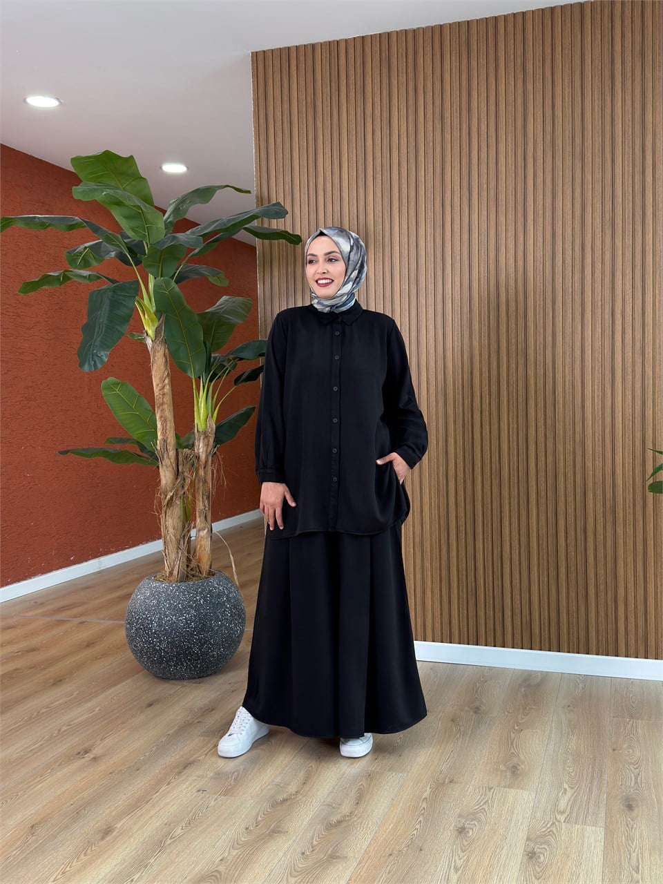 Mihra Tensel Takım-Siyah