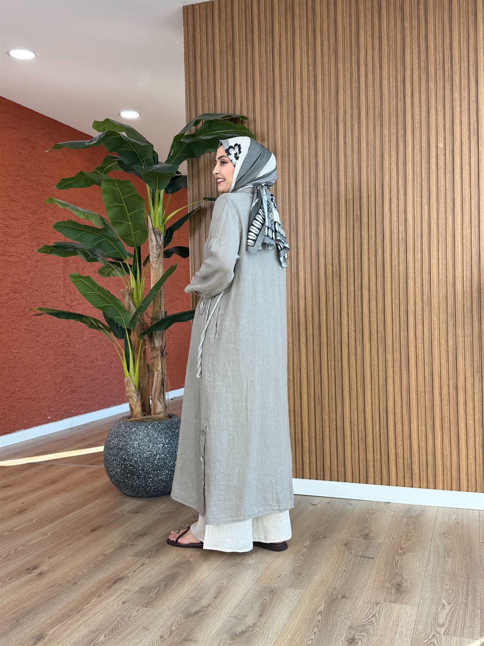 Miray Halat Detay Keten Kap-Vizon
