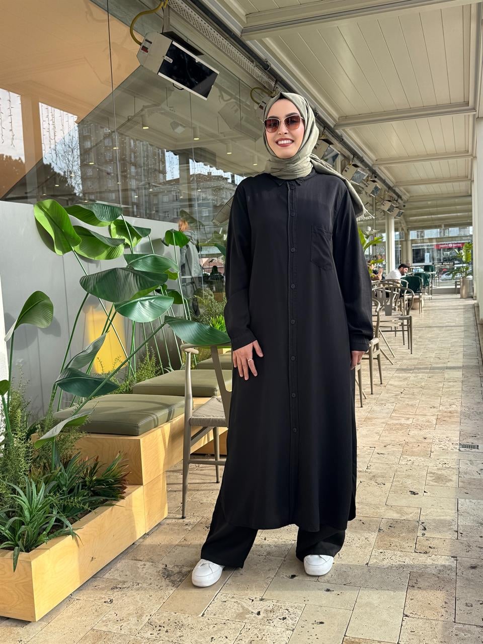 Rahel Tensel Tam Boy Takım - Siyah