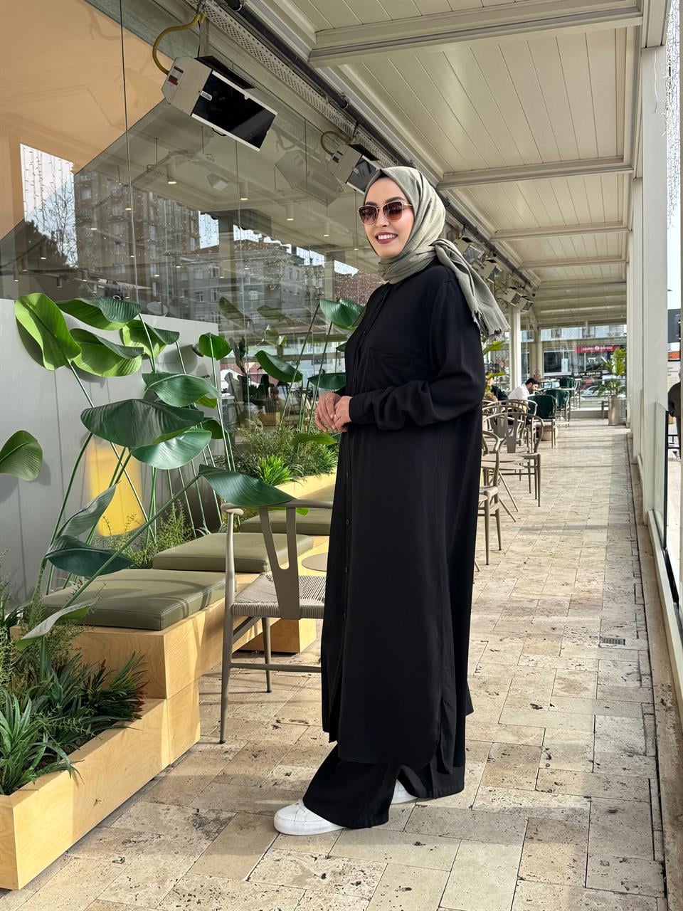 Rahel Tensel Tam Boy Takım - Siyah