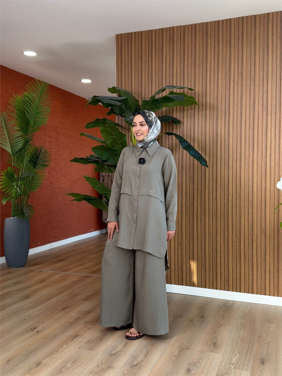 Selin Tasarım Tensel Takım -Haki