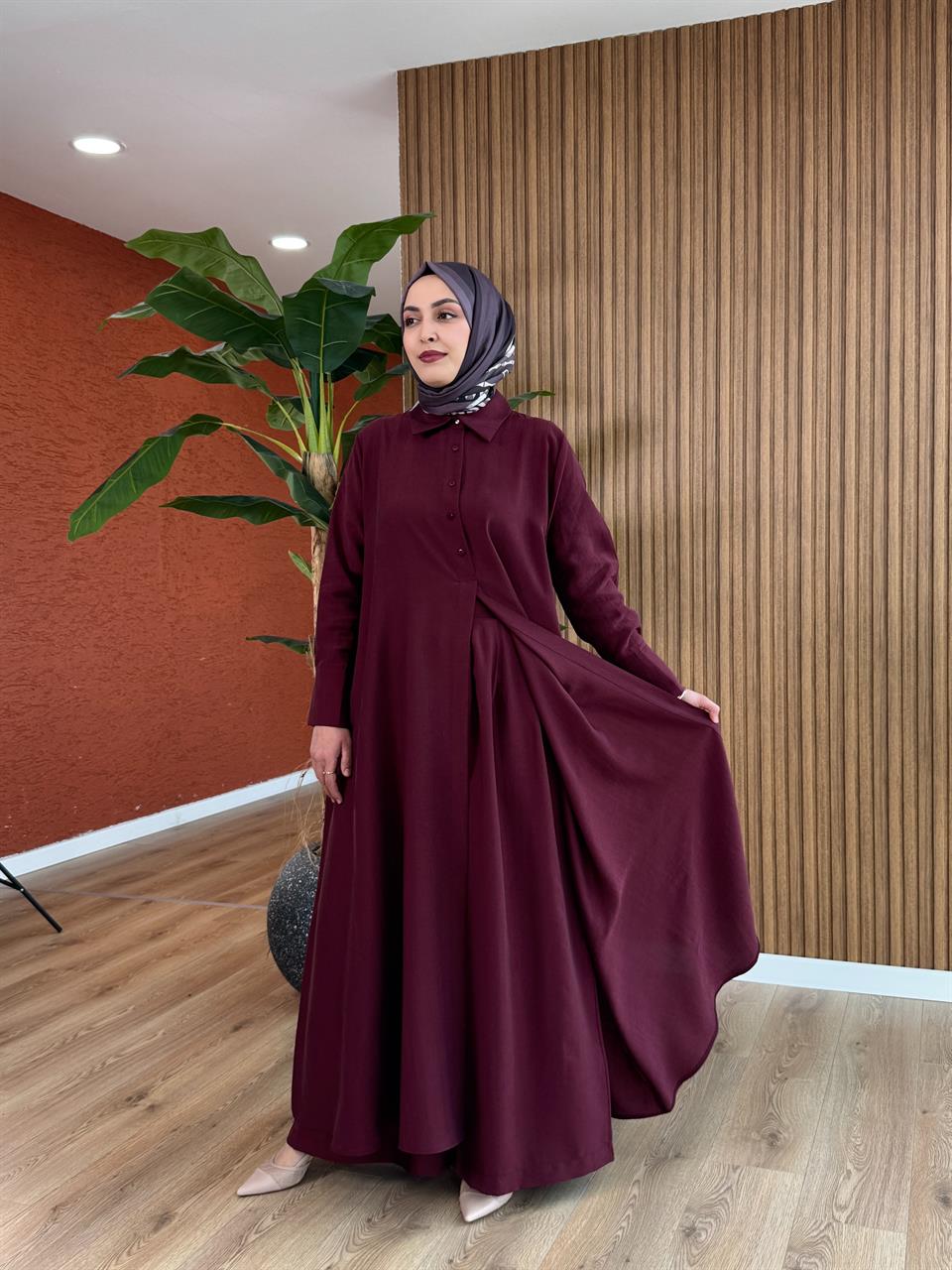 Şura Tensel Kupra Takım - Bordo