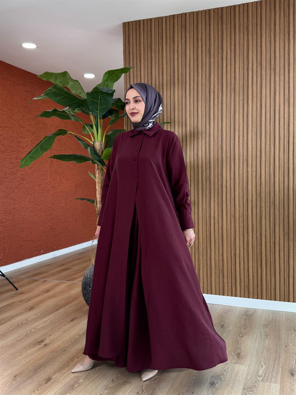 Şura Tensel Kupra Takım - Bordo
