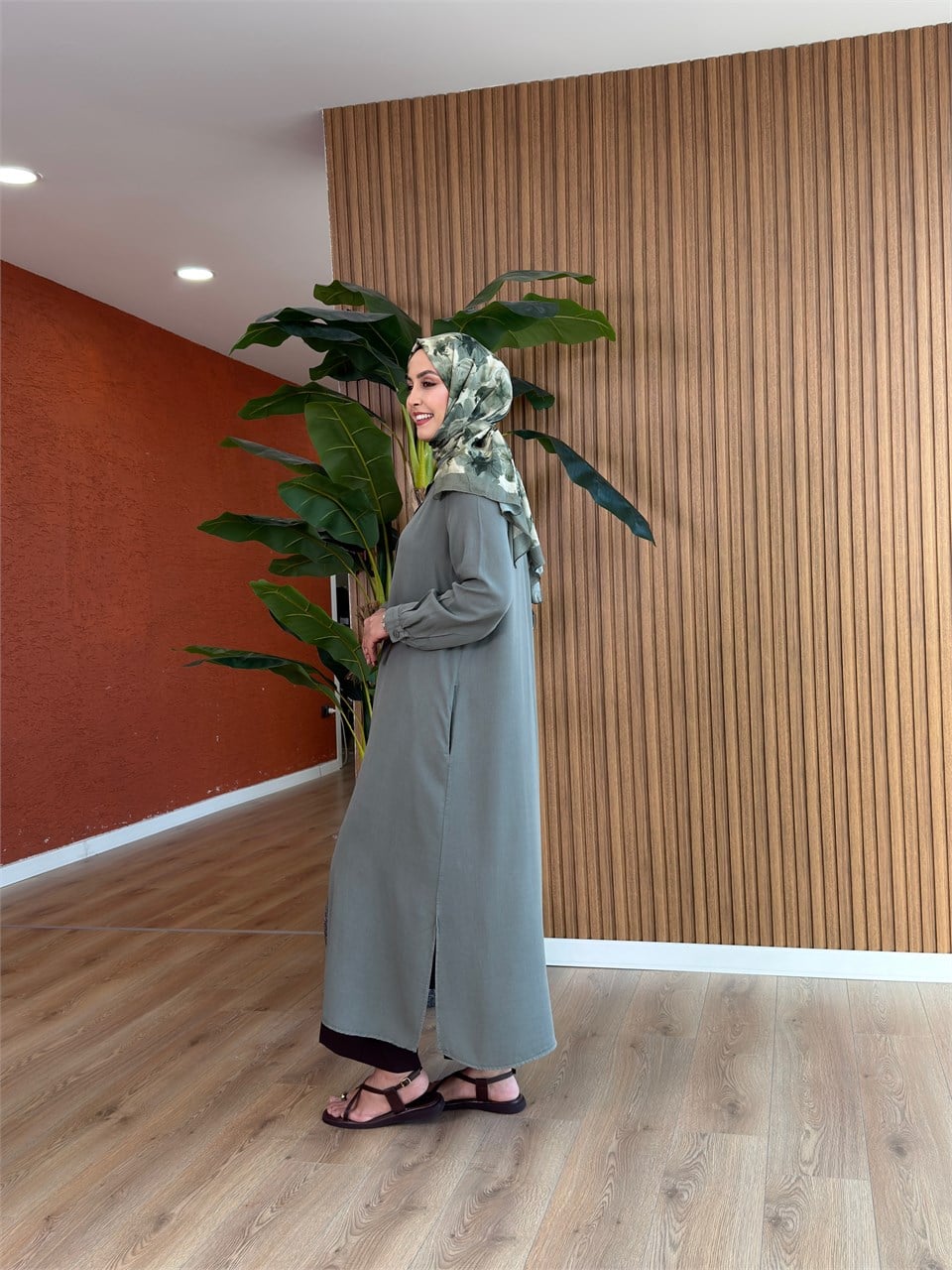 Vera Tensel Tam Boy Tunik  - Haki