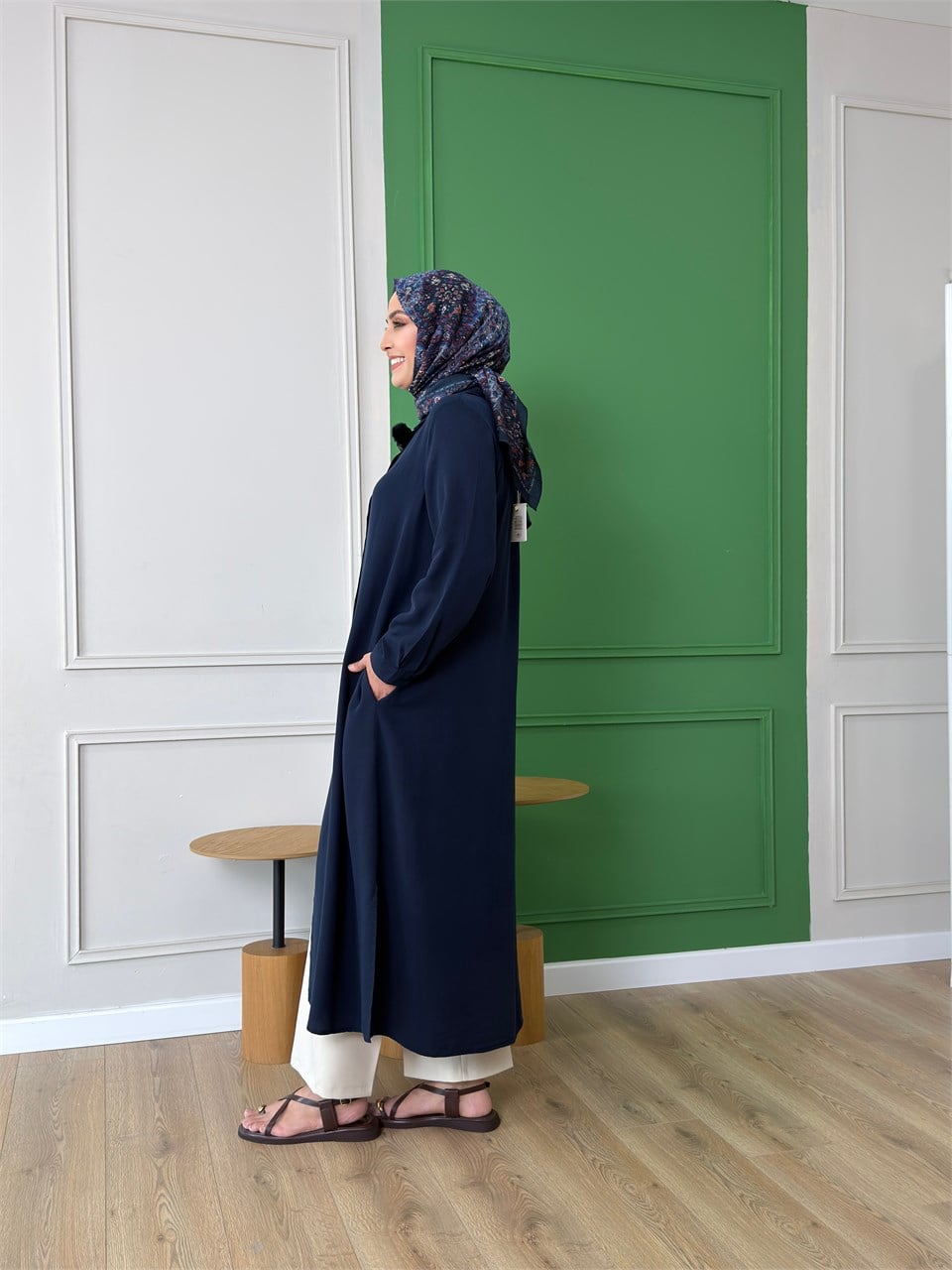 Vera Tensel Tam Boy Tunik  - Lacivert