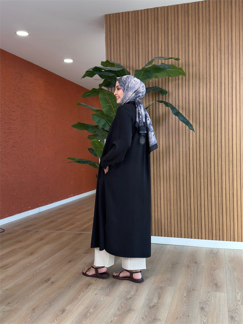 Vera Tensel Tam Boy Tunik  - Siyah
