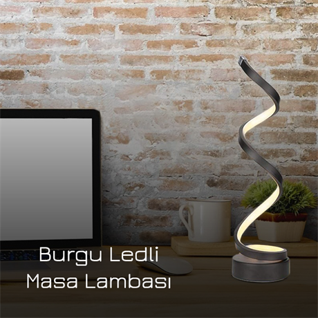 Burgu Ledli Masa Lambası  PL 90012