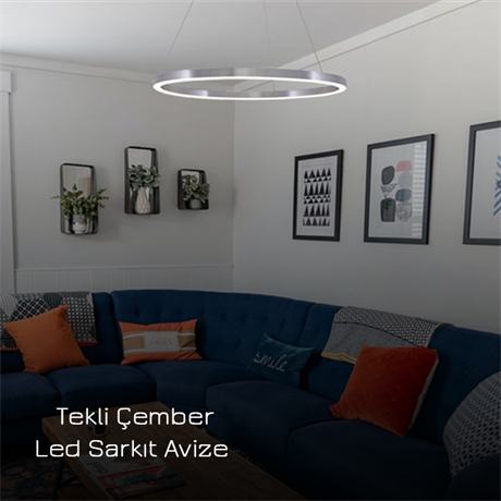 Led Sarkıt Avize Tekli Çember  PL 30041D