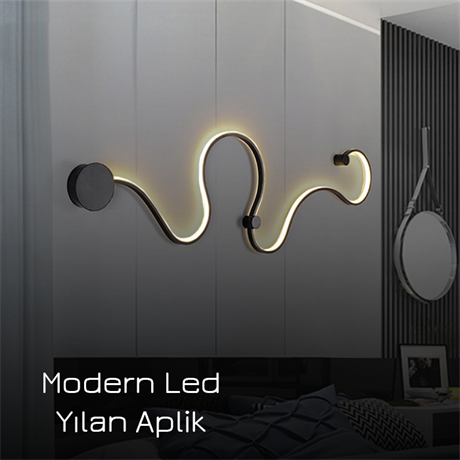 Modern Led Yılan Aplik  PL 74158