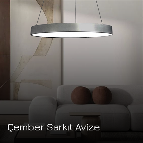 PENTALUX 40 cm Çember Sarkıt Avize  PL 3014S-30-40