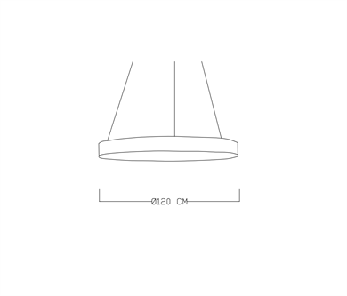 Çember İçi Ledli Sarkıt Avize ML 3014S-240-120