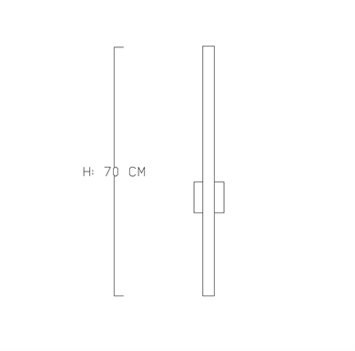 Kılıç Model Led Aplik Monolux ML 74148