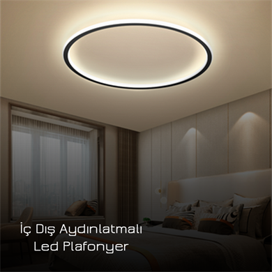Led Playonyer İç-Dış Aydınlatmalı Çember 100 cm çap Monolux ML 54107