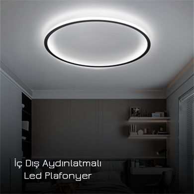 Led Playonyer İç-Dış Aydınlatmalı Çember 100 cm çap Monolux ML 54107