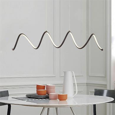 Led Sarkıt Avize Beyaz Spiral Model Monolux ML 80011