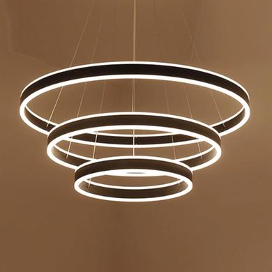 Led Sarkıt Avize Çift Yönlü 3lü Daire Model Monolux ML 61903