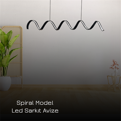 Led Sarkıt Avize Spiral Model Monolux ML 80012