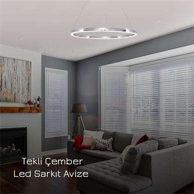 Led Sarkıt Avize Tekli Çember Monolux ML 30041E