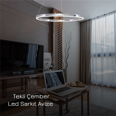 Led Sarkıt Avize Tekli Çember Monolux ML 30041E