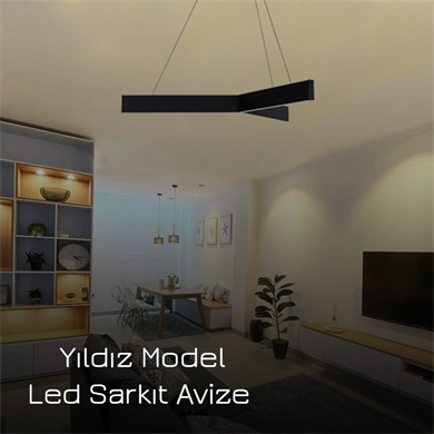 Led Sarkıt Avize Yıldız Model Monolux ML 61131