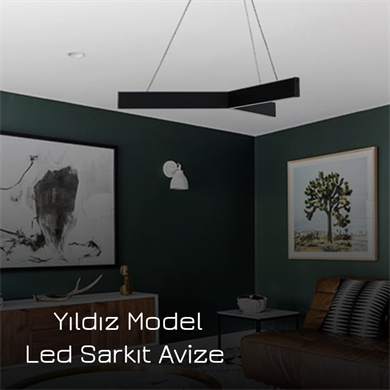 Led Sarkıt Avize Yıldız Model Monolux ML 61131